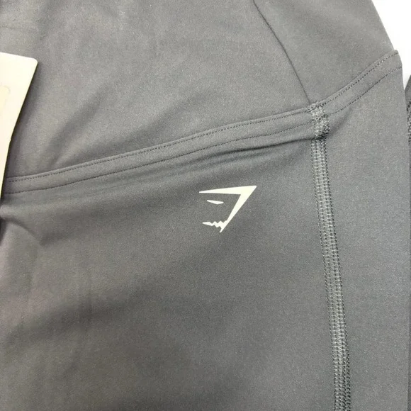 Gymshark Crossover Leggings Darkest Teal XS High‎ Waisted Workout Athleisure NWT - Picture 3 of 7